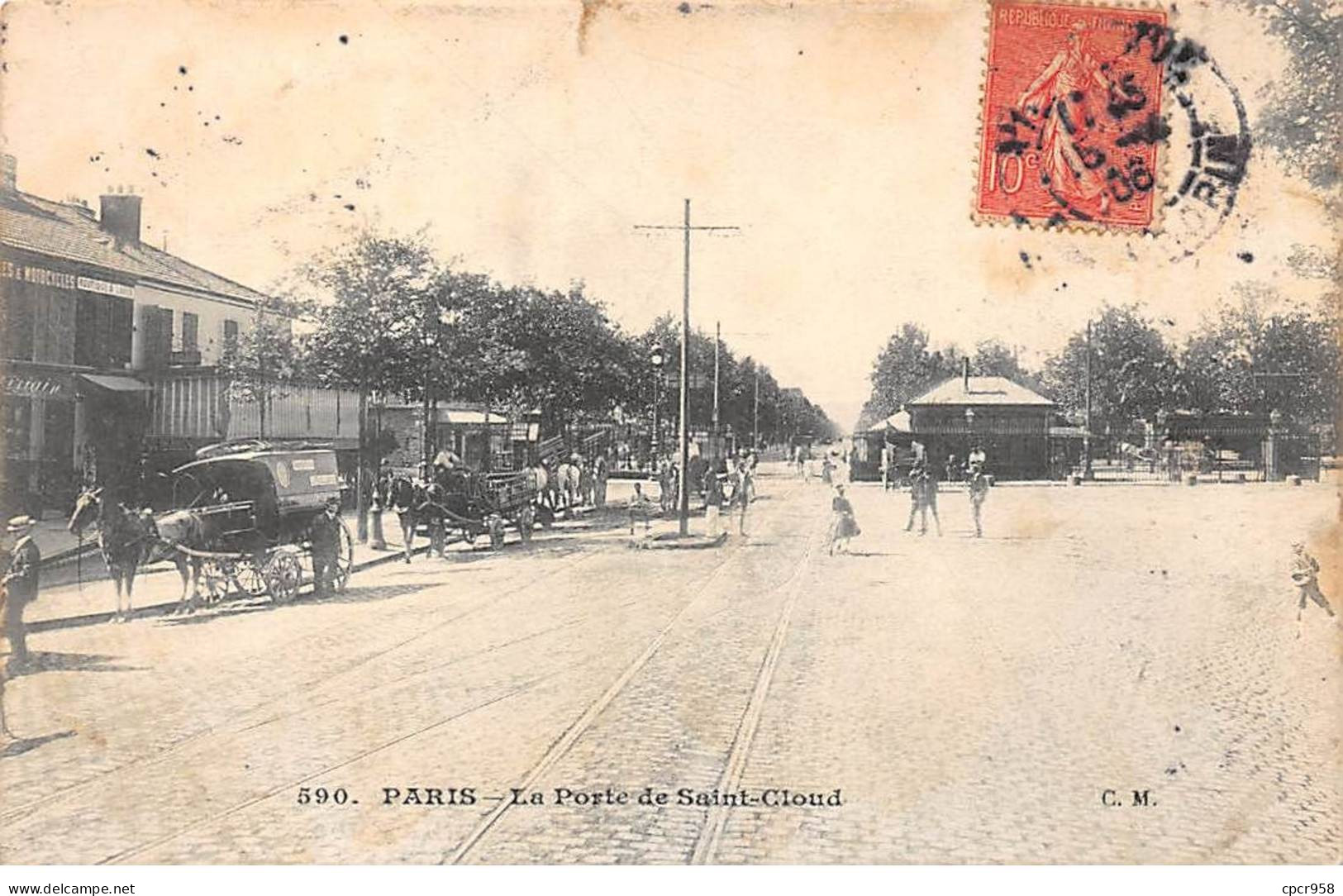 75016 - PARIS - SAN50705 - La Porte De Saint Cloud - En L'état - Arrondissement: 16