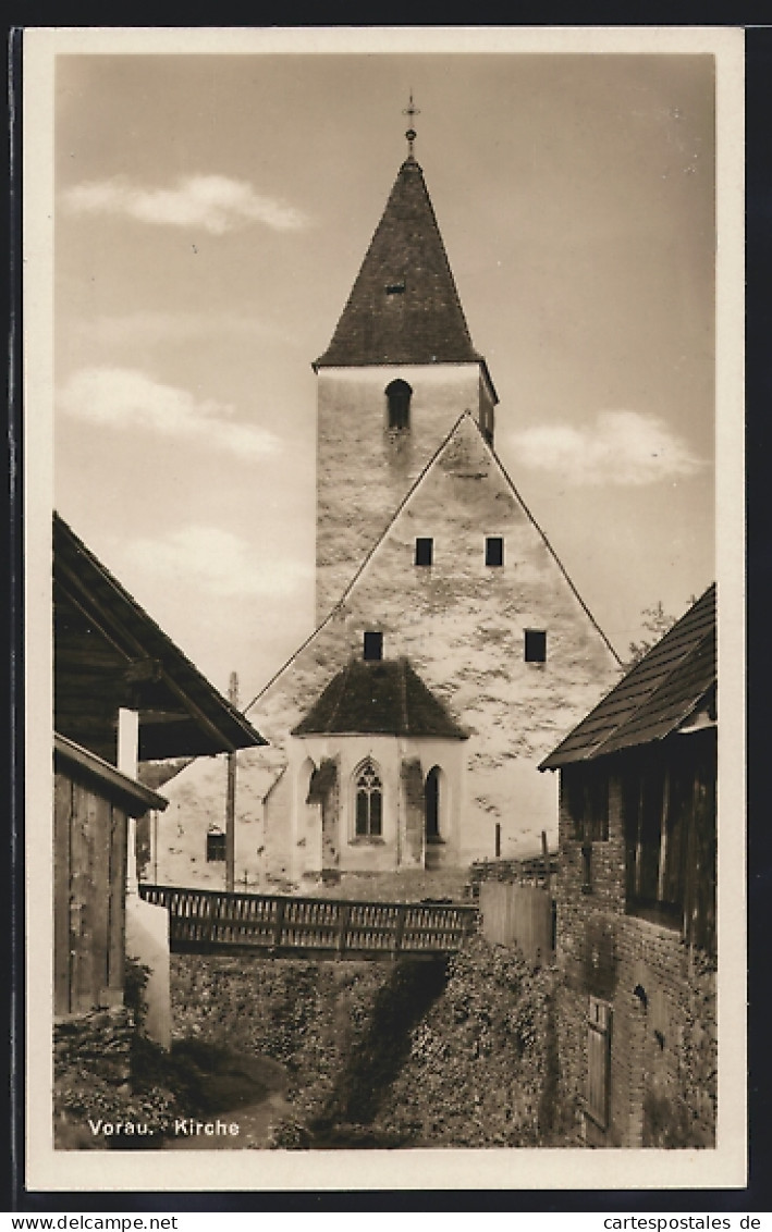 AK Vorau, Blick Zur Kirche  - Other & Unclassified