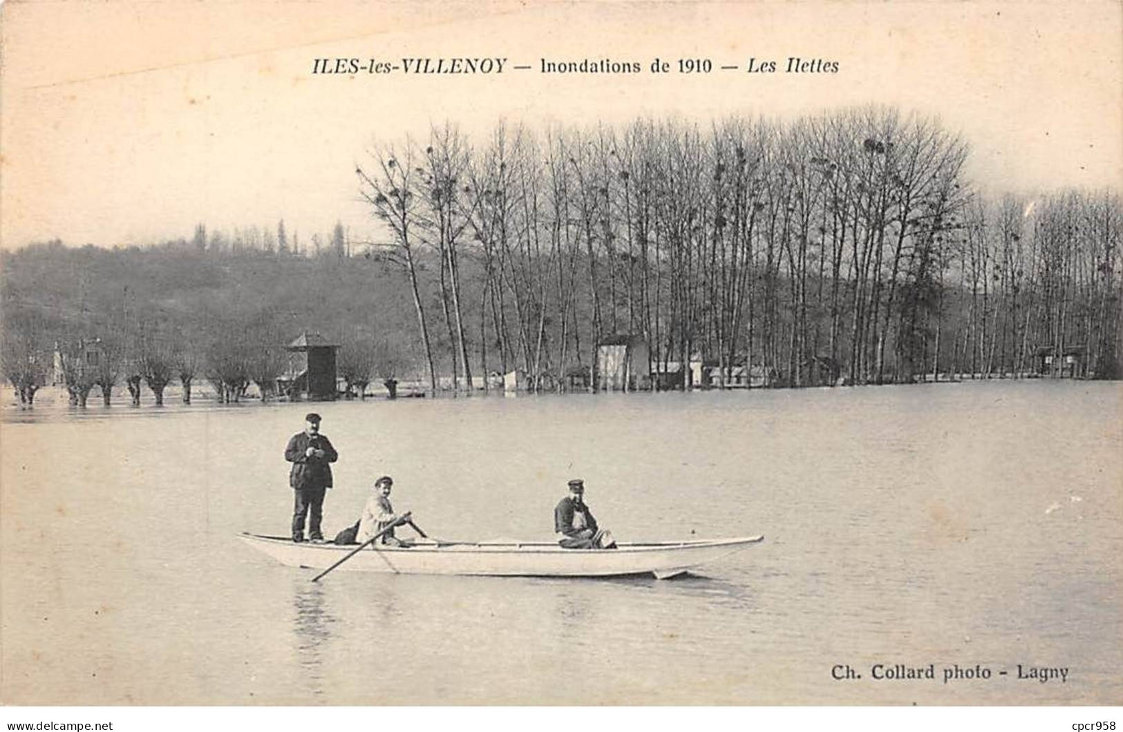 77 - ILES LES VILLENOY - SAN50771 - Inondations De 1910 - Les Ilettes - Villenoy