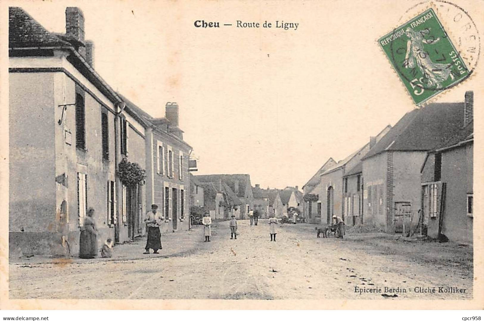 89 - CHEU - SAN50857 - Route De Ligny - Autres & Non Classés