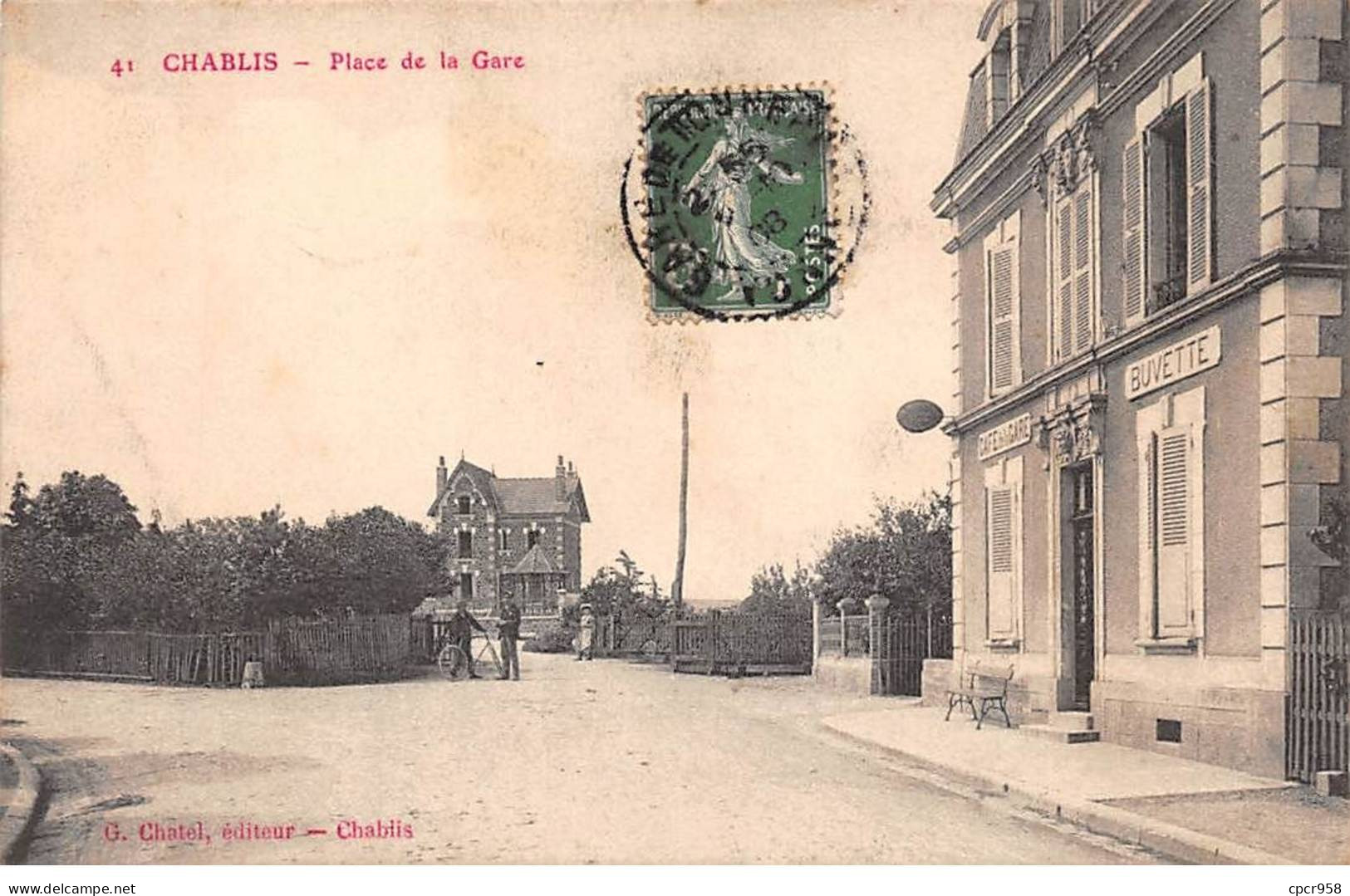 89 - CHABLIS - SAN50863 - Place De La Gare - Chablis