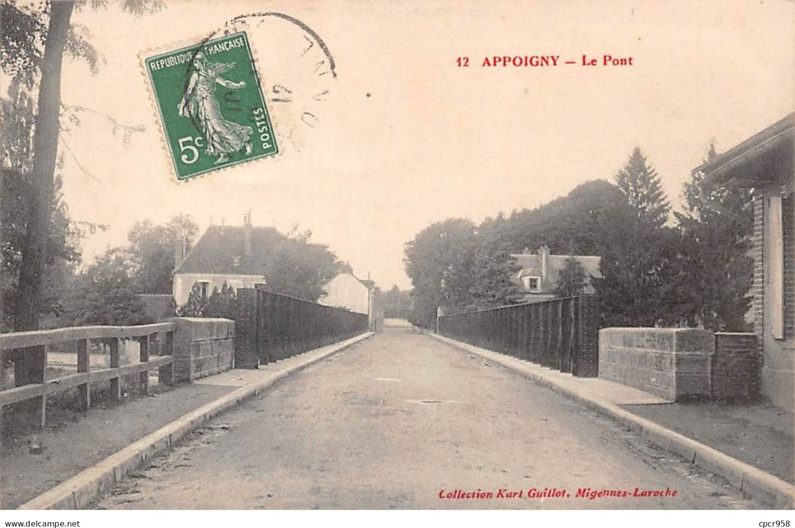 89 - APPOIGNY - SAN50874 - Le Pont - Appoigny