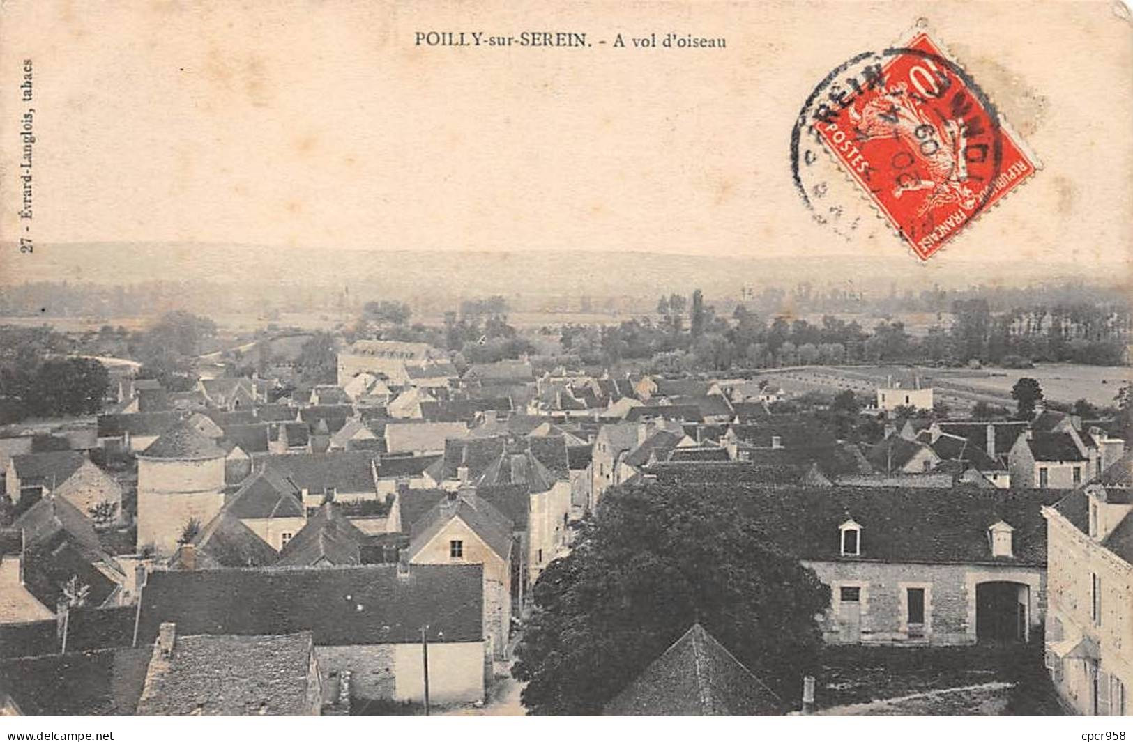 89 - POILLY SUR SEREIN - SAN50880 - A Vol D'oiseau - Autres & Non Classés