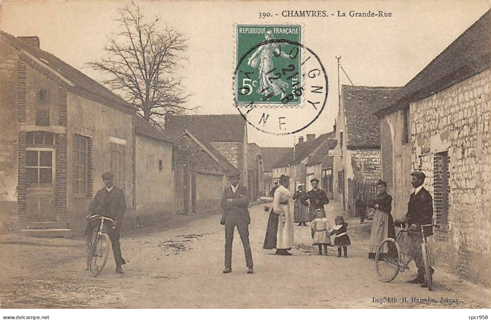 89 - CHAMVRES - SAN50877 - La Grande Rue - Autres & Non Classés