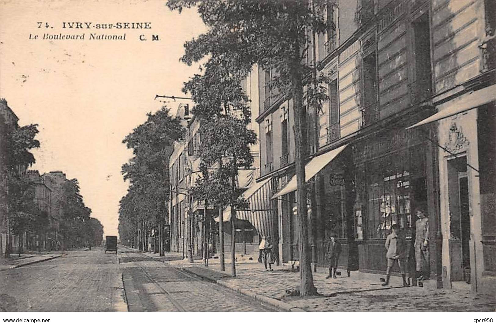 94 - IVRY SUR SEINE - SAN50918 - Le Boulevard National - Ivry Sur Seine