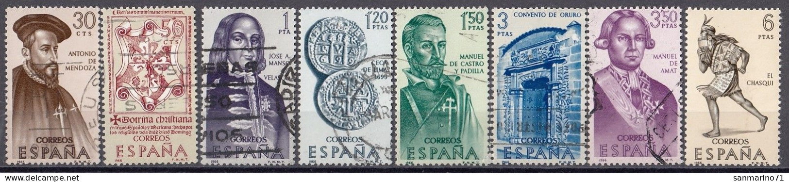 SPAIN 1645-1652,used,hinged - Sin Clasificación