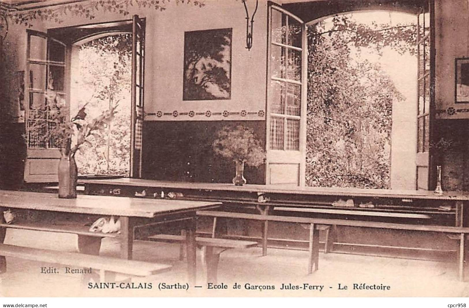 72 - SAINT CALAIS - SAN53195 - Ecoles De Garçons Jules Ferry - Le Réfectoire - Saint Calais