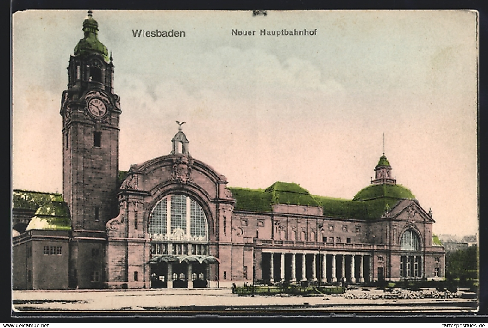 AK Wiesbaden, Neuer Hauptbahnhof  - Wiesbaden