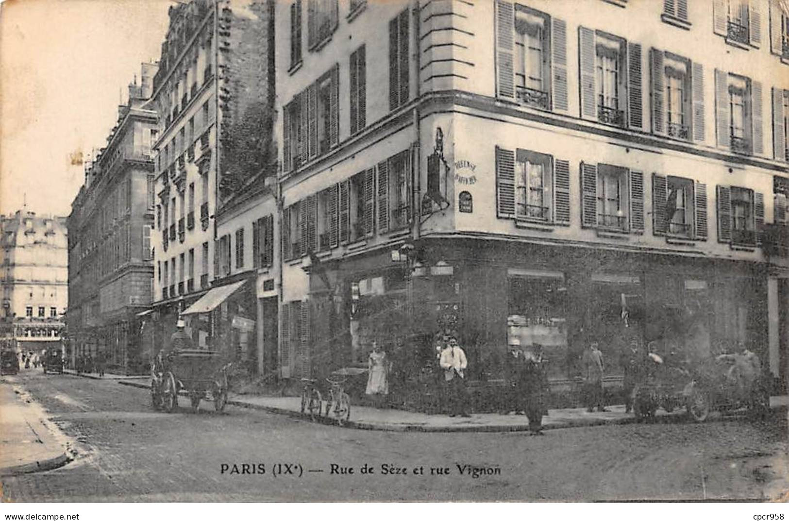 75009 - PARIS - SAN53242 - Rue De Seze Et Rue Vignon - Arrondissement: 09