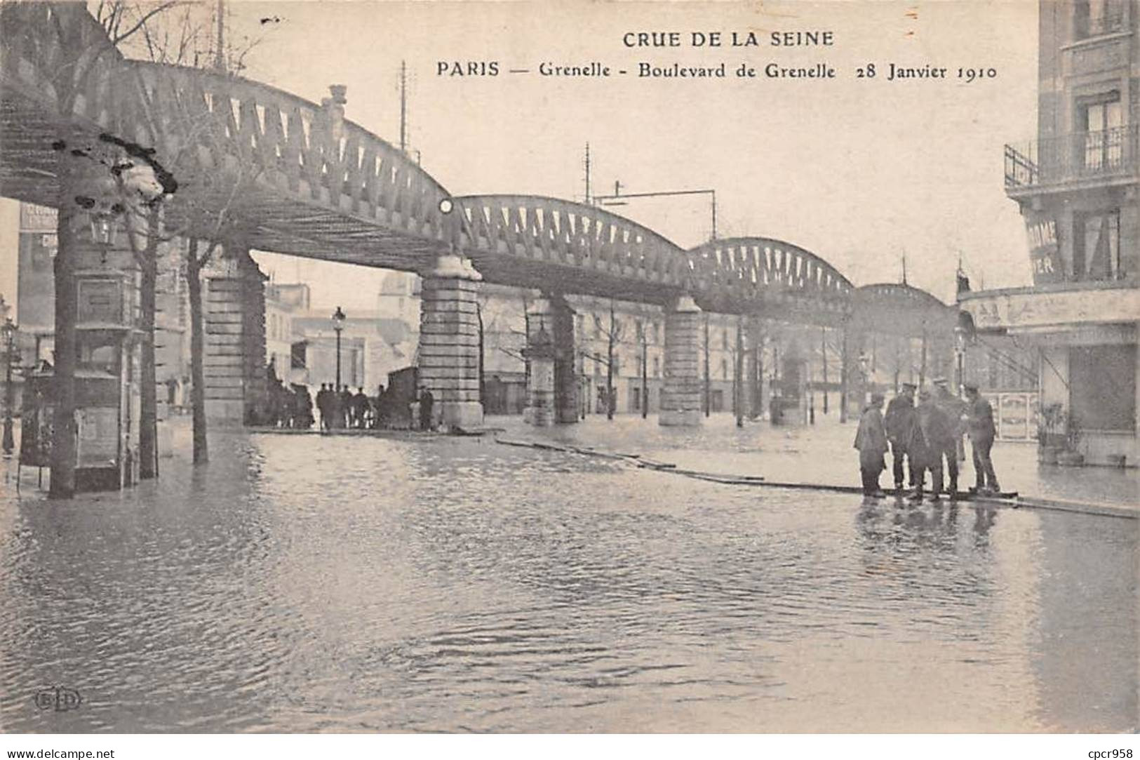 75015 - PARIS - SAN53252 - Grenelle - Boulevard De Grenelle - 28 Janvier 1910 - Paris (15)