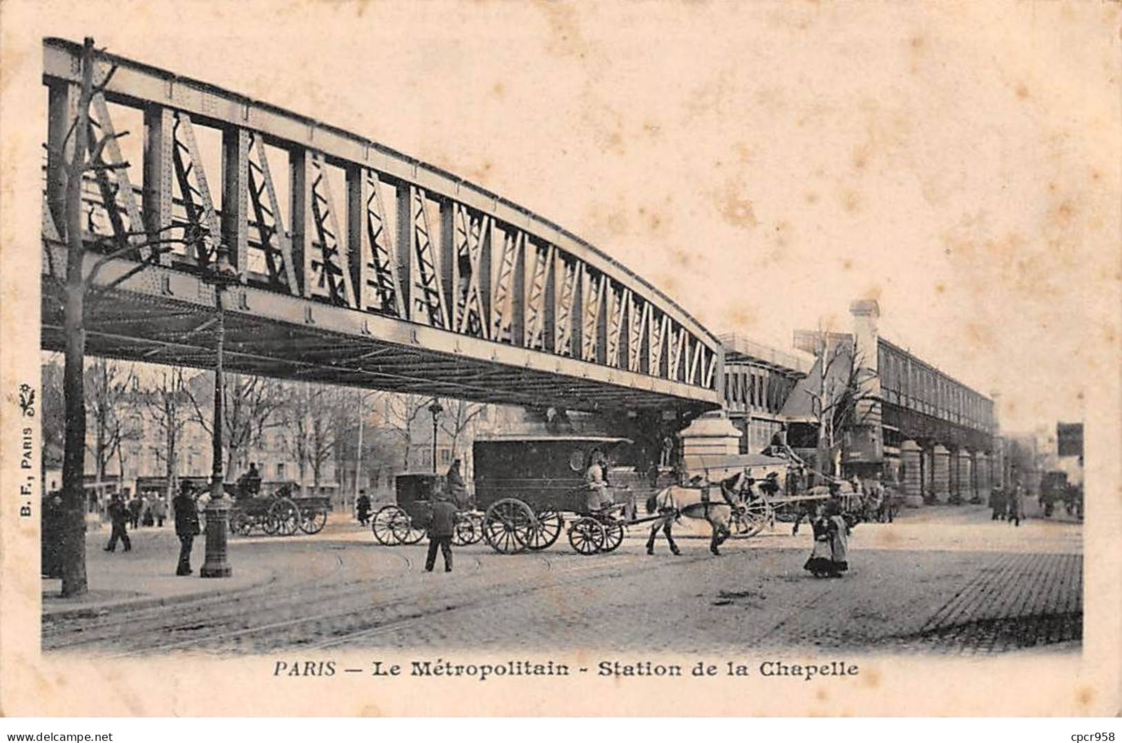 75018 - PARIS - SAN53260 - Le Métropolitain - Station De La Chapelle - Décollée - Arrondissement: 18