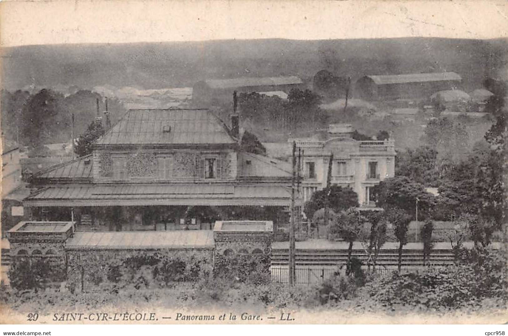 78 - SAINT CYR L ECOLE - SAN53372 - Panorama Et La Gare - En L'état - St. Cyr L'Ecole