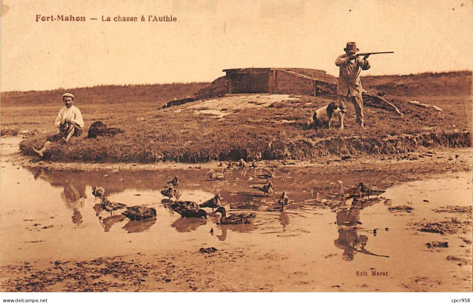 80 - FORT MAHON - SAN53394 - La Chasse à L'Authie - Fort Mahon