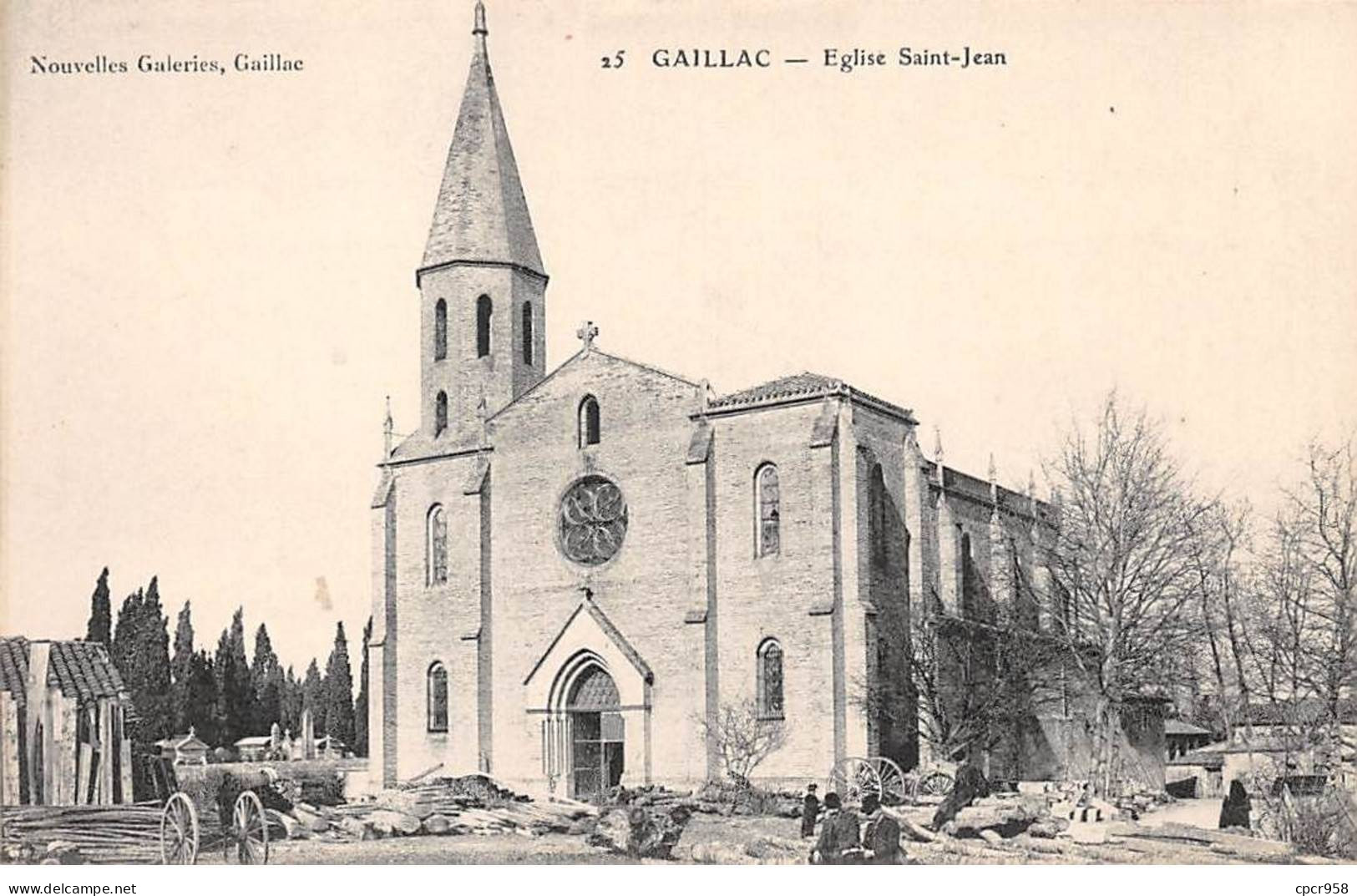 81 - GAILLAC - SAN53421 - Eglise Saint Jean - Gaillac