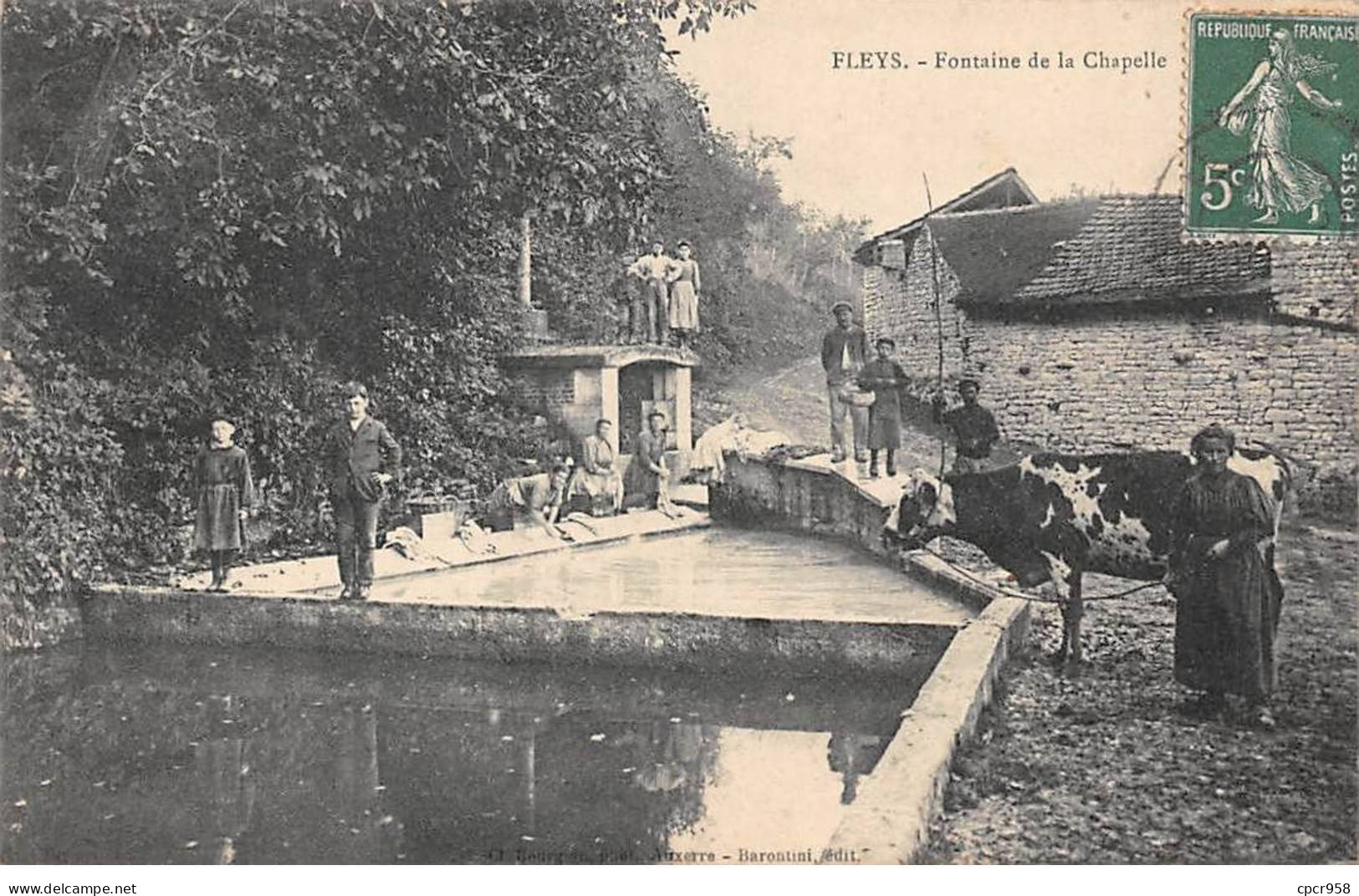 89 - FLEYS - SAN53475 - Fontaine De La Chapelle - Agriculture - Autres & Non Classés