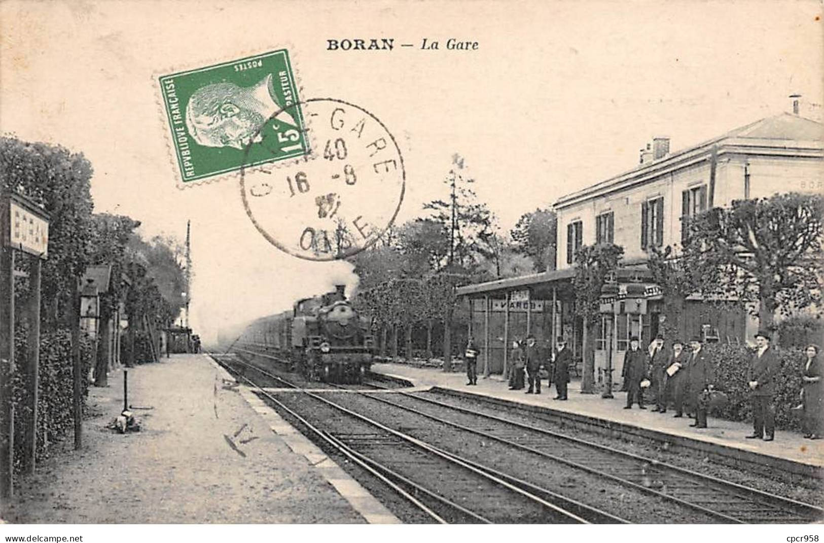 60 - BORAN - SAN57161 - La Gare - Train - Boran-sur-Oise