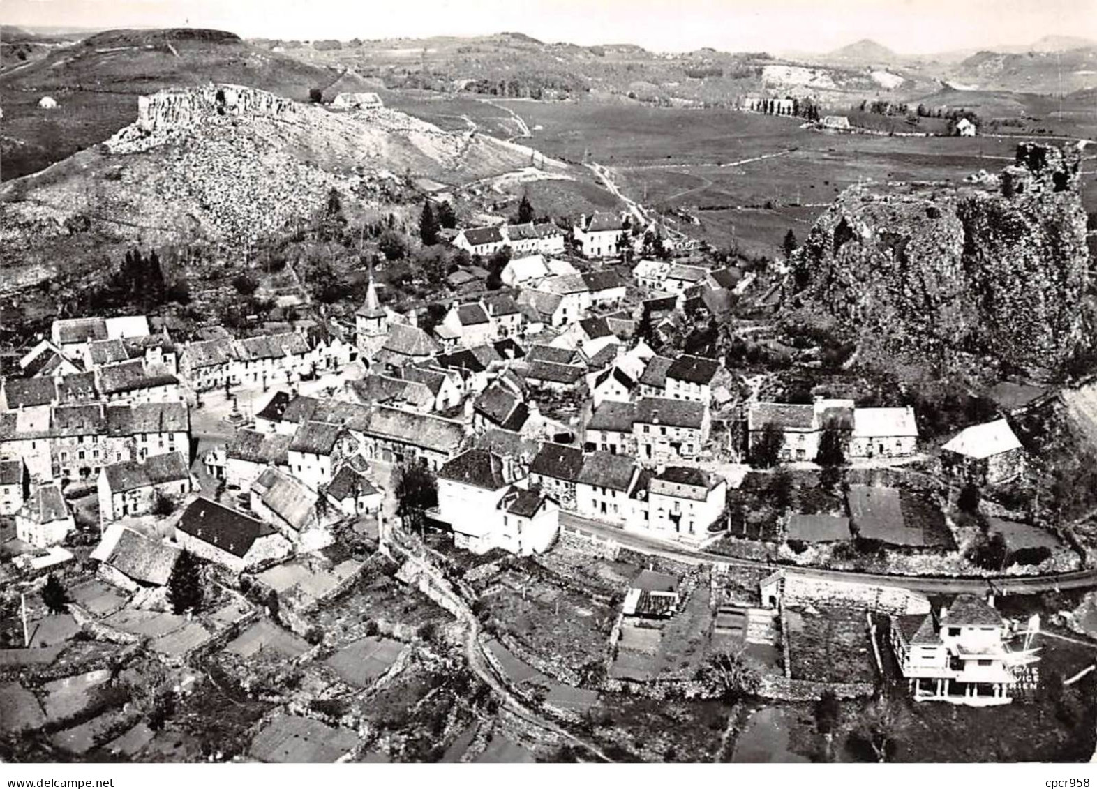 15 . N°sac10294 . APCHON . Vue Générale N°4 . En Avion Au Dessus De . Cpsm 10X15 Cm . Lapie - Sonstige & Ohne Zuordnung