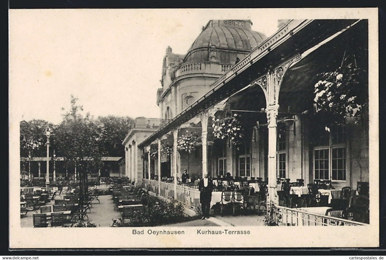 AK Bad Oeynhausen, An Den Kurhaus-Terrasse  - Bad Oeynhausen