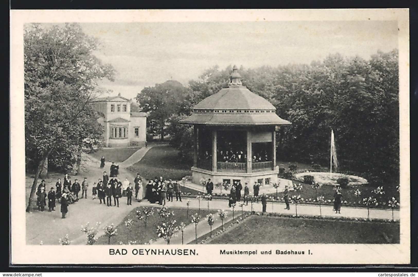 AK Bad Oeynhausen, Musiktempel Und Badehaus I  - Bad Oeynhausen