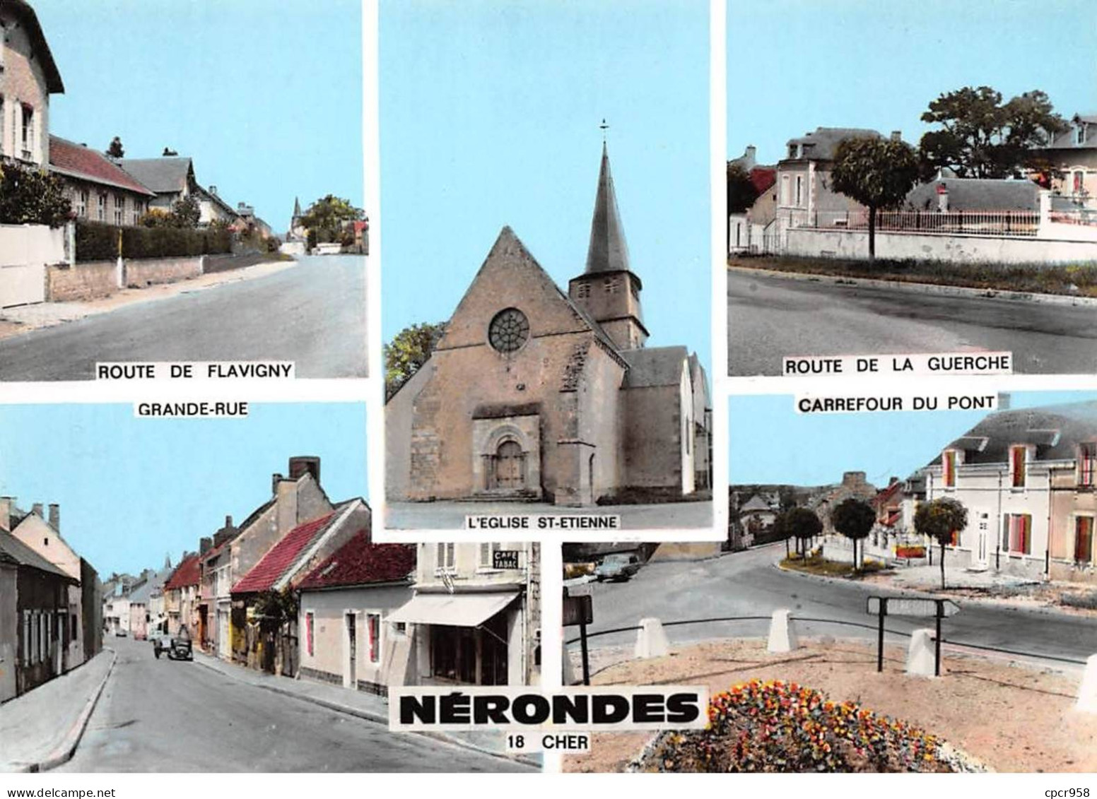 18. N° Kri10316 . Nerondes . Multivue . N°ce 5 . Edition S P A D E M . Cpsm 10X15 Cm . - Nérondes