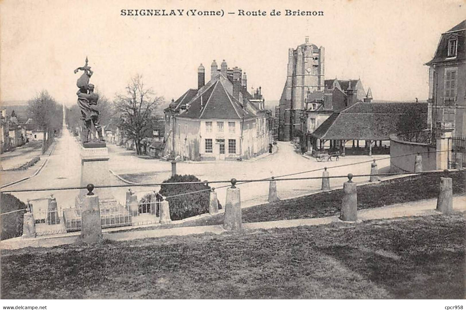 89 - N°84425 - SEIGNELAY - Route De Brienon - Seignelay