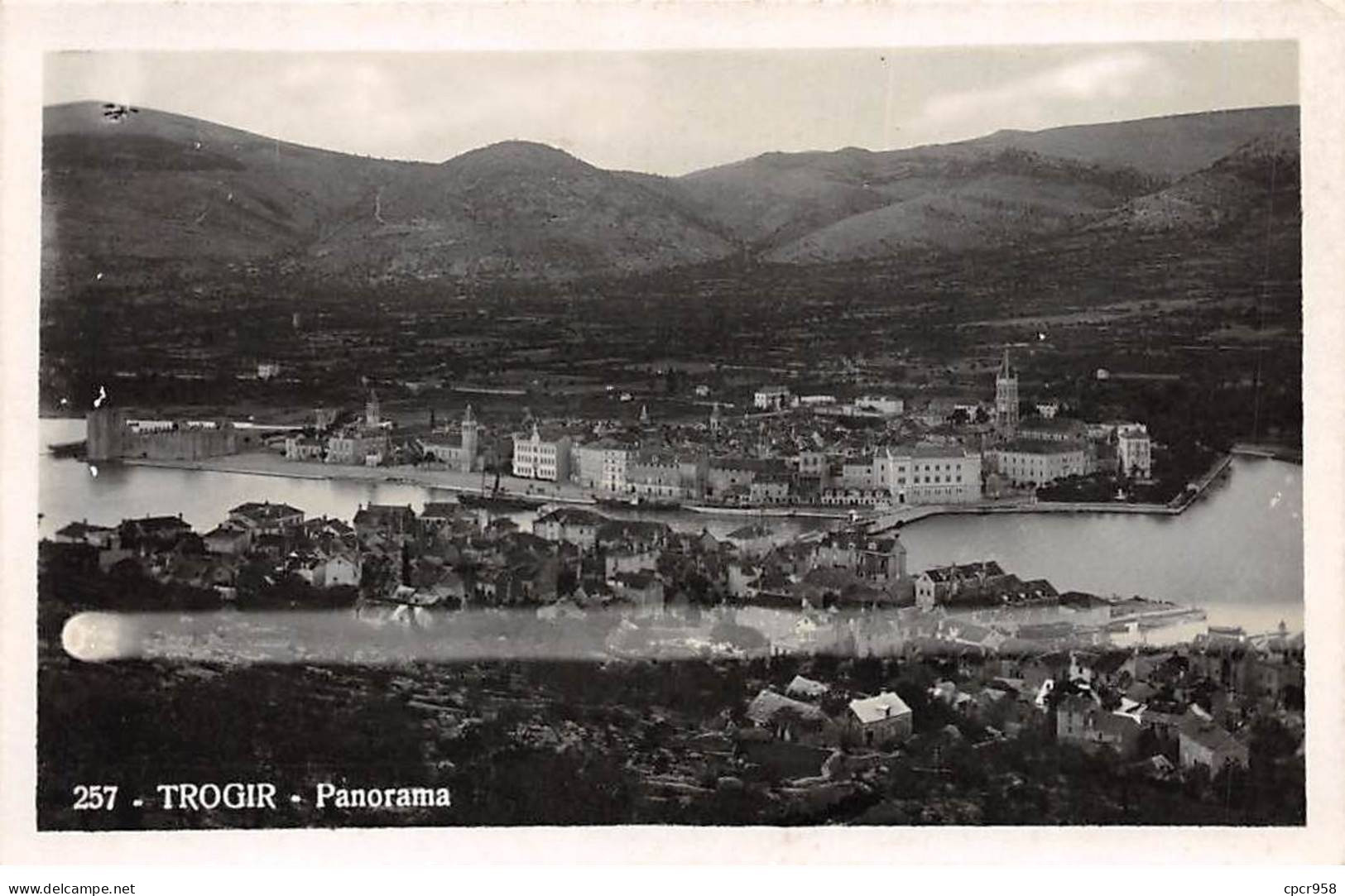 Croatie - N°84468 - TROGIR - Panorama- Carte Photo - Croacia