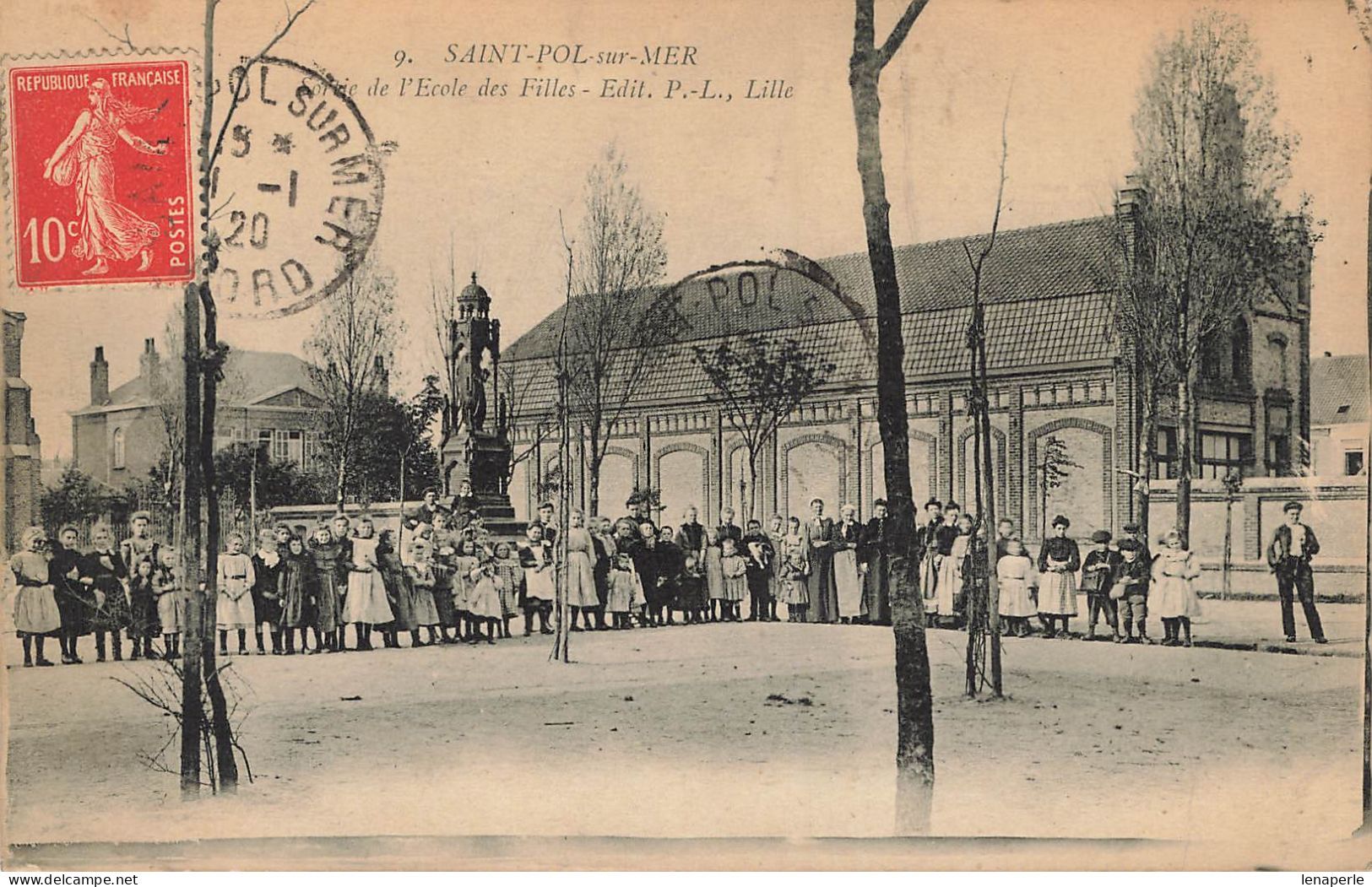 D7759 Saint Pol Sur Mer Sortie De L'école Des Filles - Saint Pol Sur Mer