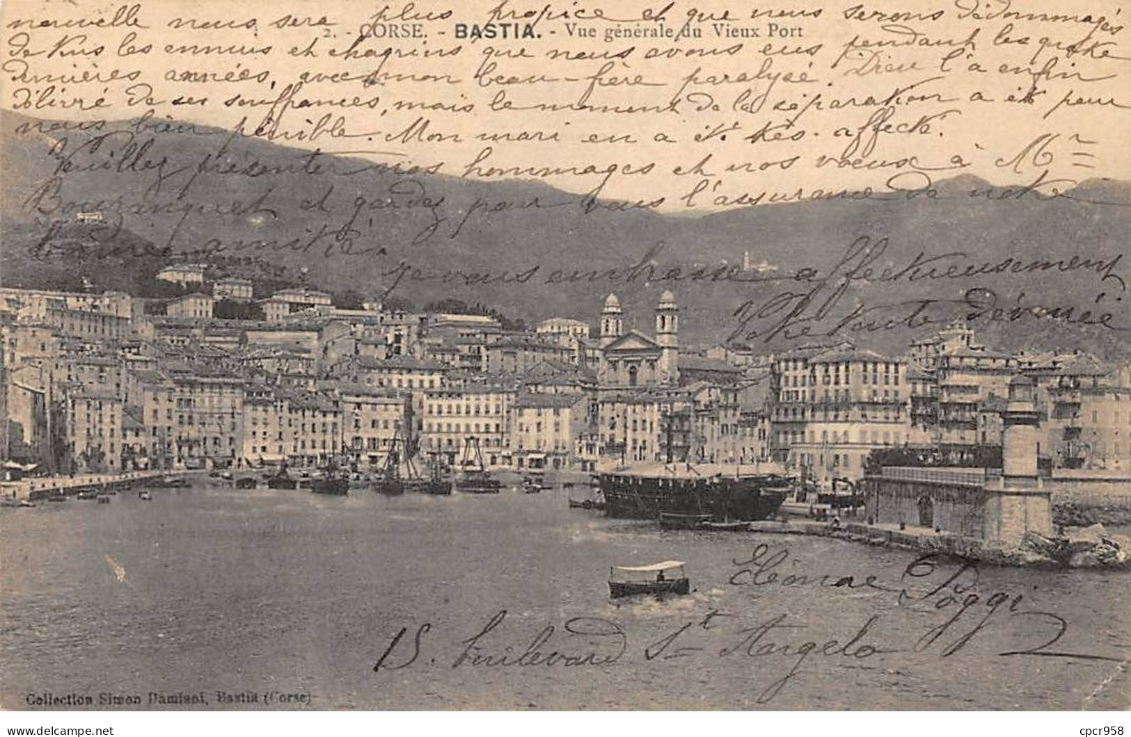 20 - BASTIA - SAN55059 - Vue Générale Du Vieux Port - Bastia