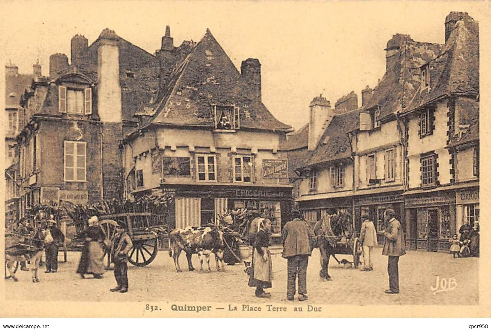 29 - QUIMPER - SAN55149 - La Place Terre Au Duc - Quimper