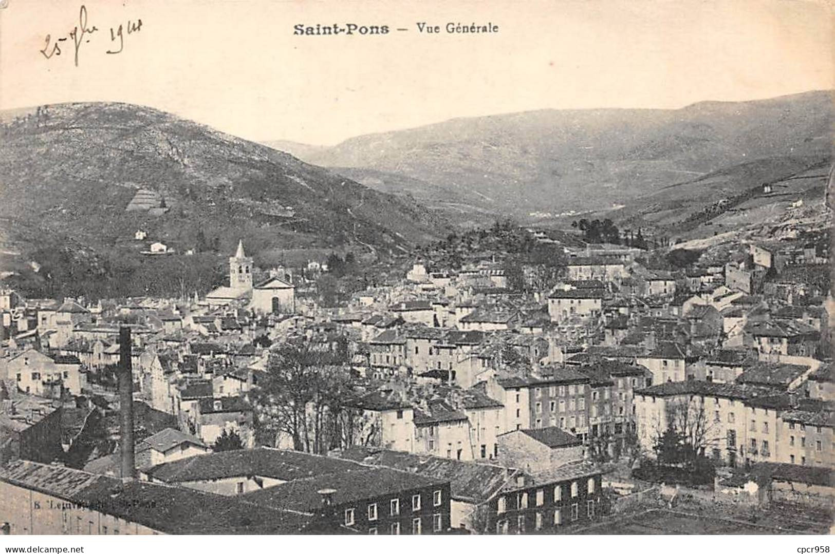 34 - ST PONS - SAN56955 - Vue Générale - Saint-Pons-de-Mauchiens