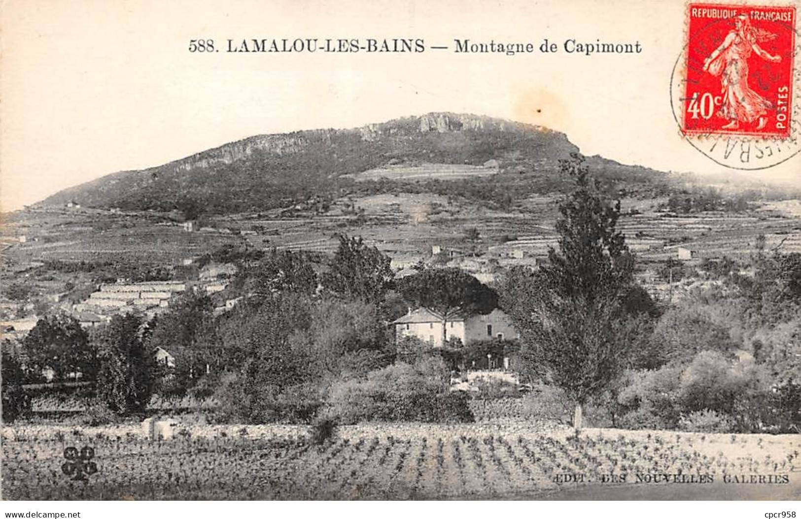 34 - LAMALOU LE HAUT - SAN56987 - Montagne De Capimont - Lamalou Les Bains