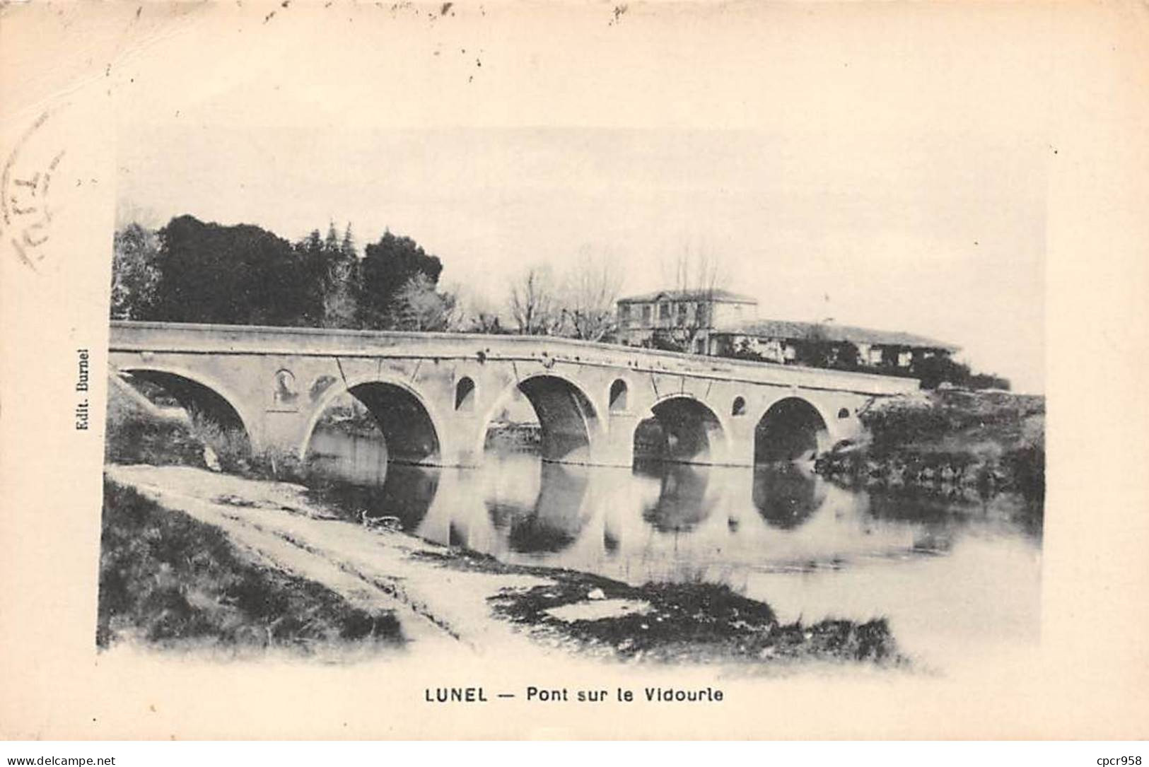 34 - LUNEL - SAN56979 - Pont Sur Le Vidourle - Lunel