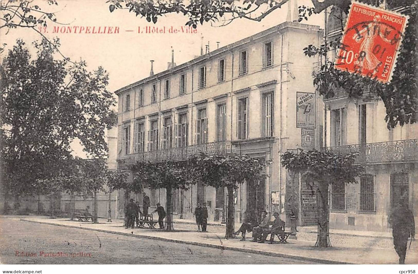 34 - MONTPELLIER - SAN56958 - L'Hôtel De Ville - Montpellier