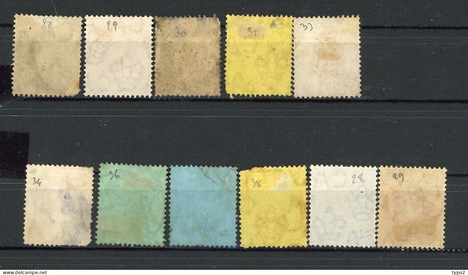 NIGERIA DE NORD : Yv. N° 28 à 38,40,41 (parti Fil CA Multiple *, (o) Edouard VII, George V Cote  Environ 65 Euro BE R 2s - Nigeria (...-1960)