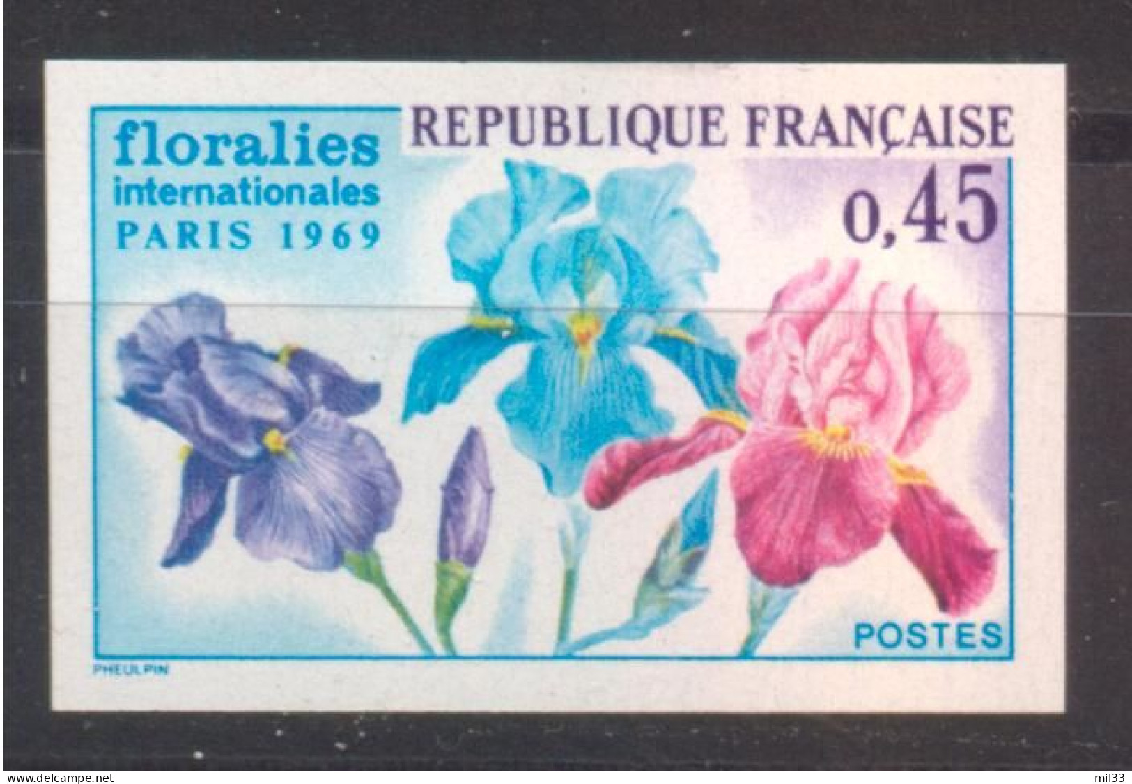 Floralies Internationales YT 1597 De 1969 Sans Trace Charnière - Zonder Classificatie