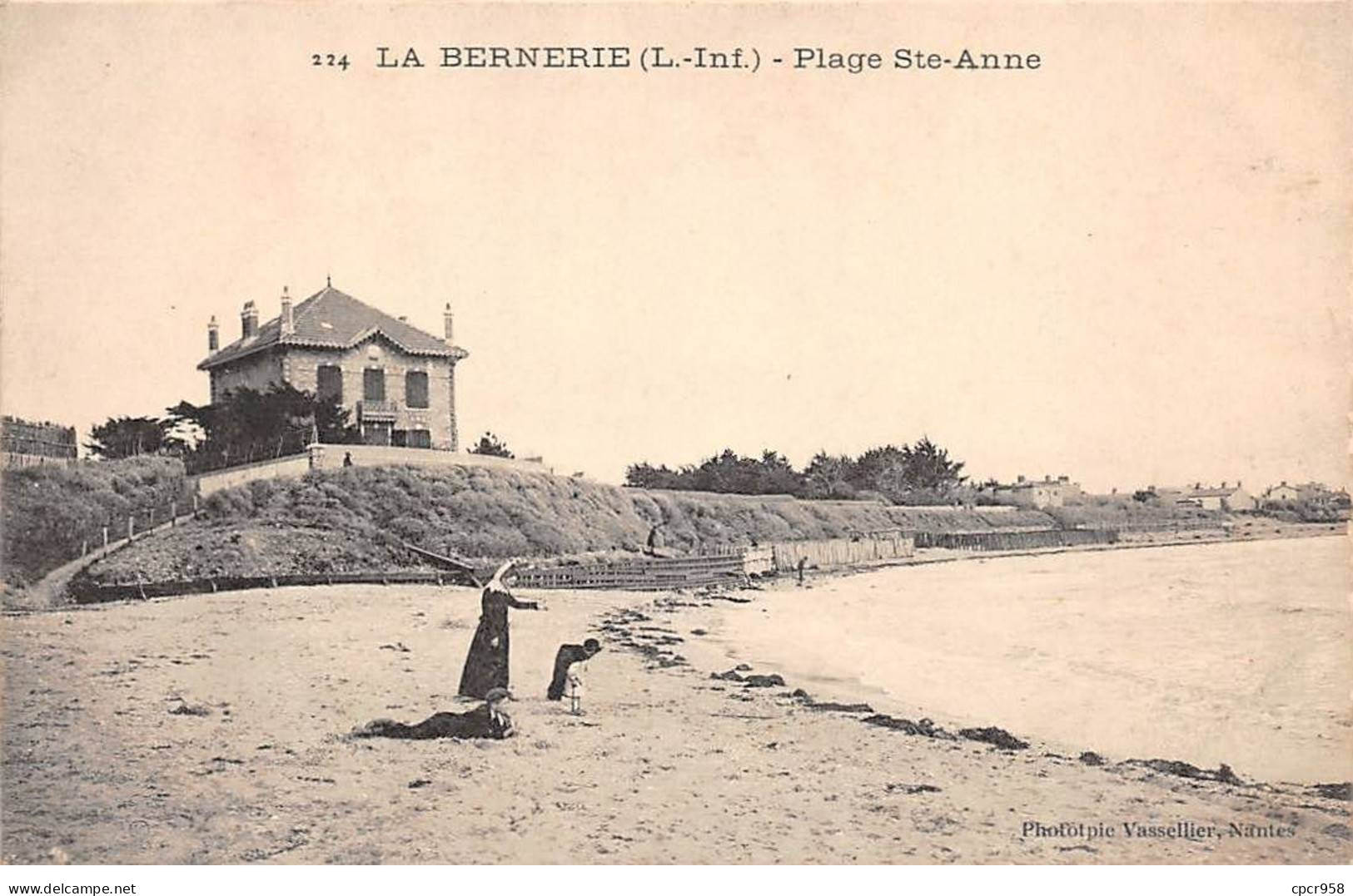 44 - LA BERNERIE - SAN52799 - Plage Ste Anne - La Bernerie-en-Retz