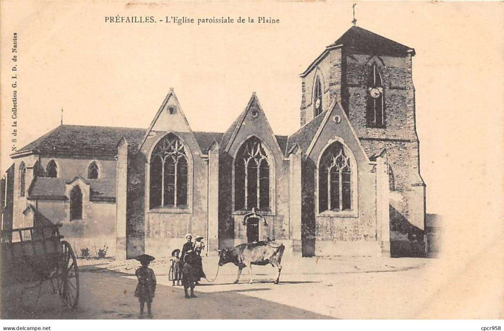 44 - PREFAILLES - SAN52809 - L'Eglise Paroissiale De La Plaine - Préfailles