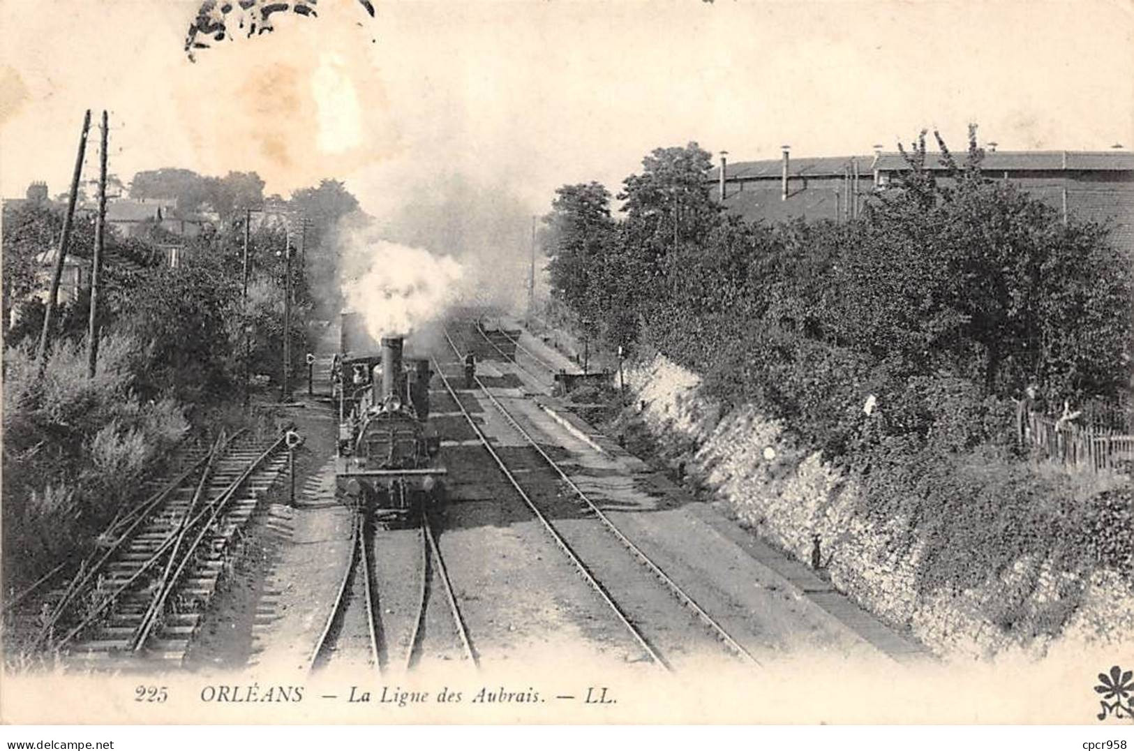 45 - ORLEANS - SAN52814 - La Ligne Des Aubrais - Train - Orleans
