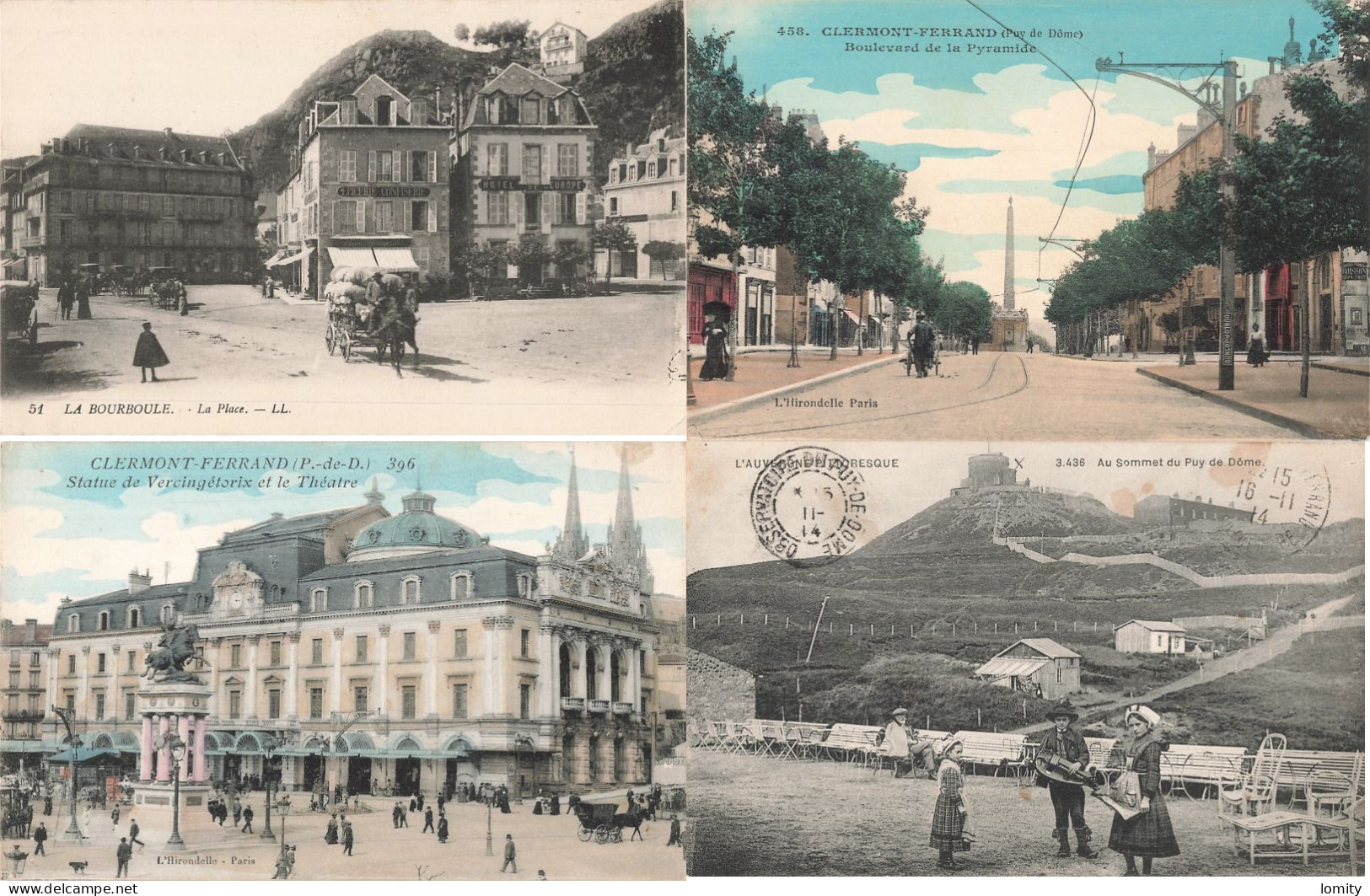 Destockage Lot De 32 Cartes Postales CPA Auvergne Clermont Ferrand La Bourboule Royat Chatelguyon Mont Dore - 5 - 99 Cartes