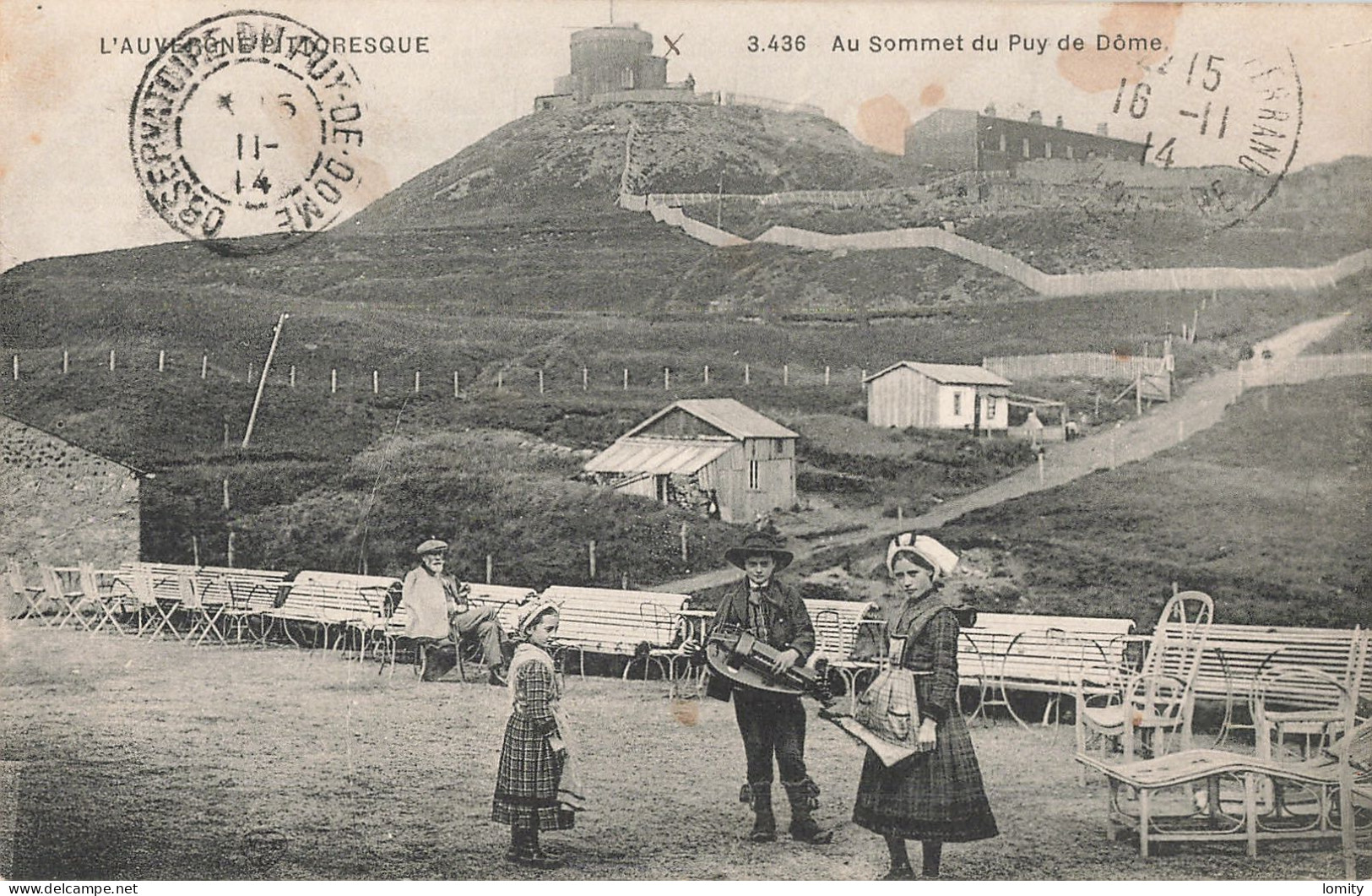 Destockage lot de 32 cartes postales CPA Auvergne Clermont Ferrand la Bourboule Royat Chatelguyon Mont Dore