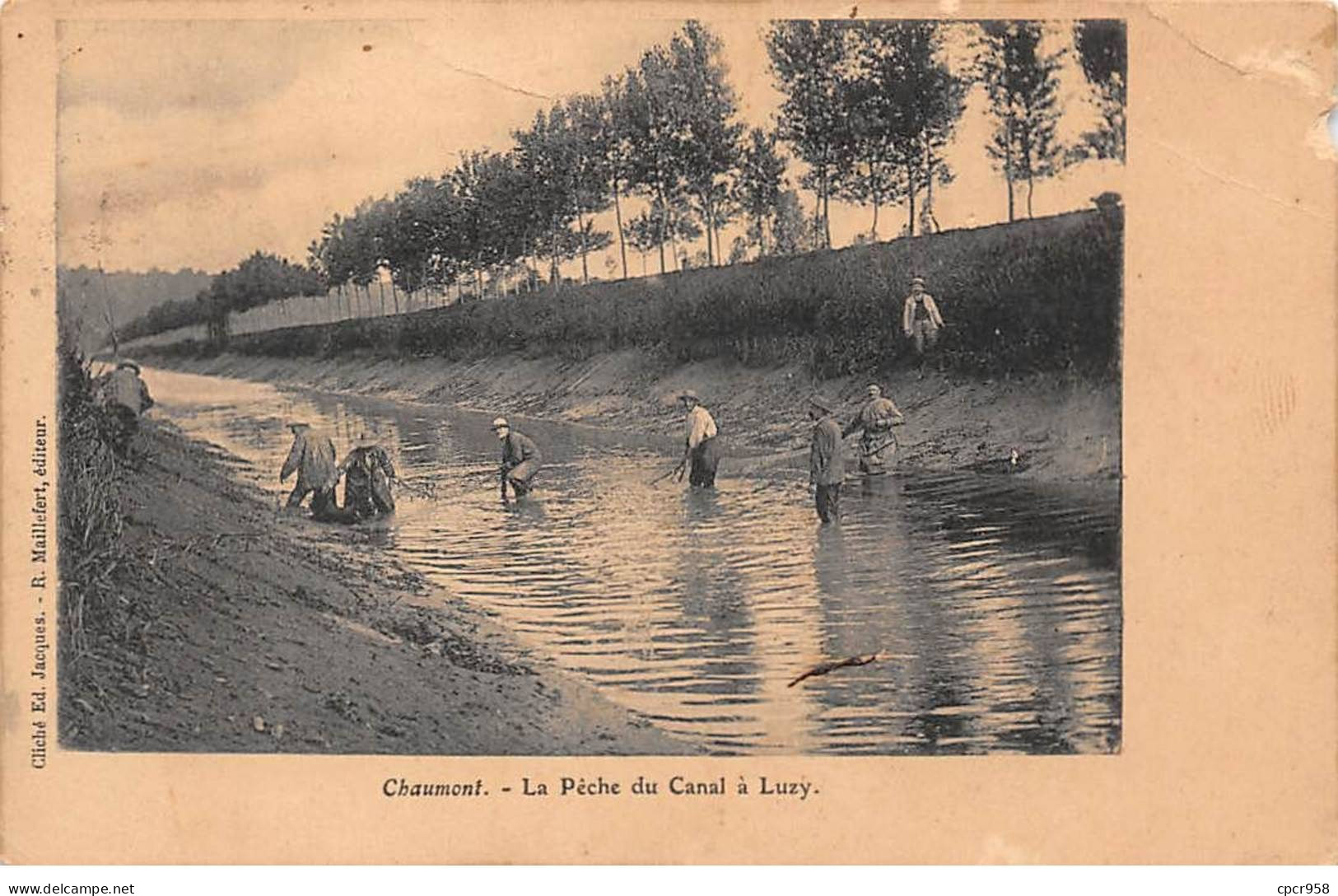 52 - CHAUMONT - SAN52884 - La Pêche Du Canal à Luzy - En L'état - Chaumont
