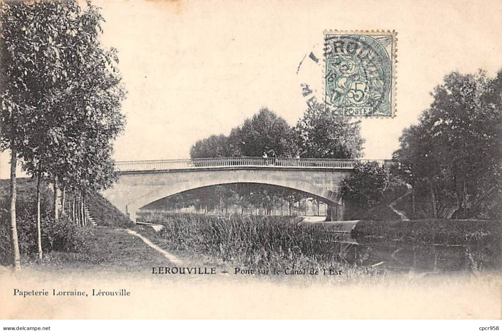 55 - LEROUVILLE - SAN52924 - Pont Sur Le Canal De L'Est - Lerouville