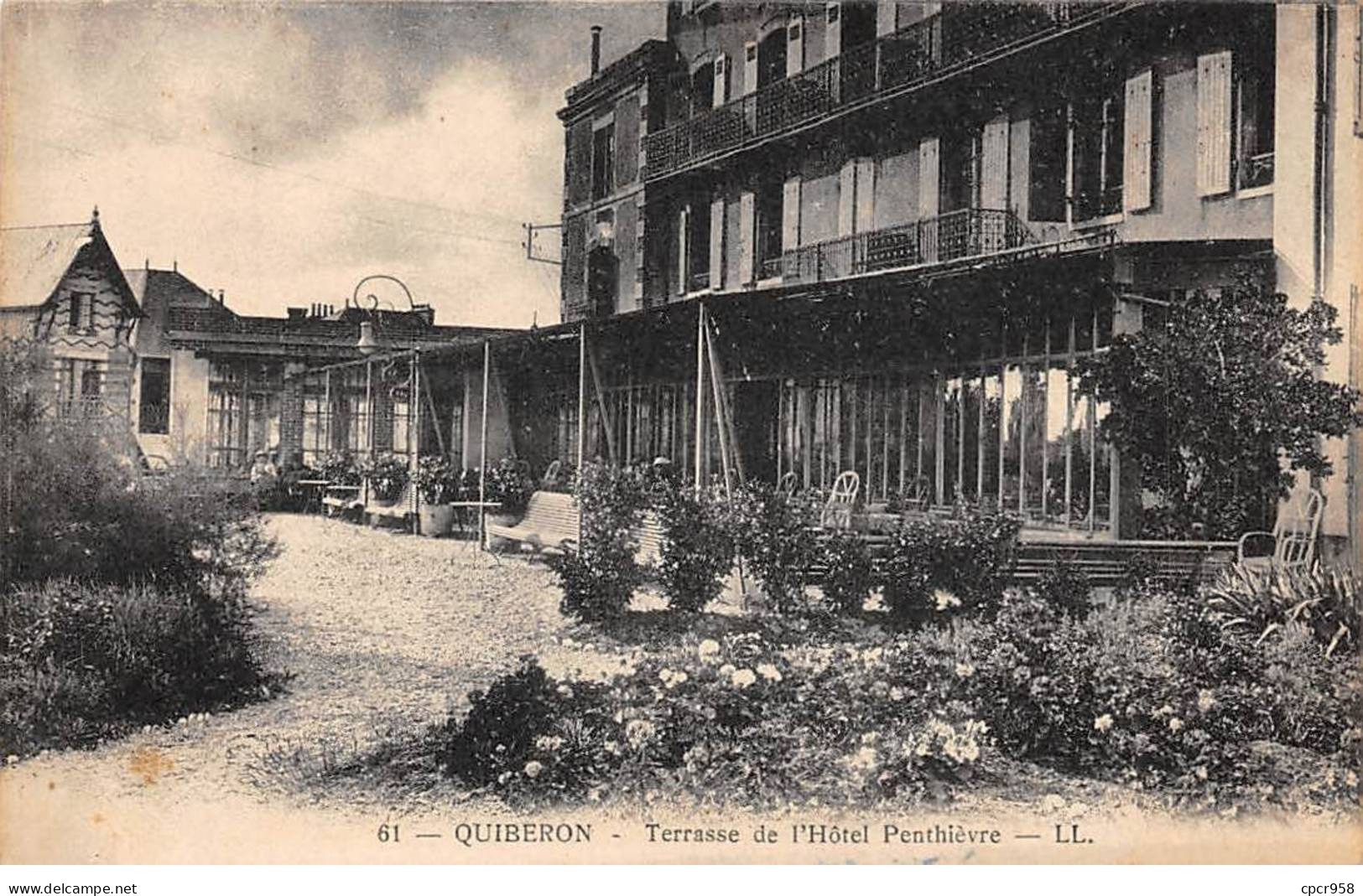 56 - QUIBERON - SAN52933 - Terrasse De L'Hôtel Penthièvre - Quiberon