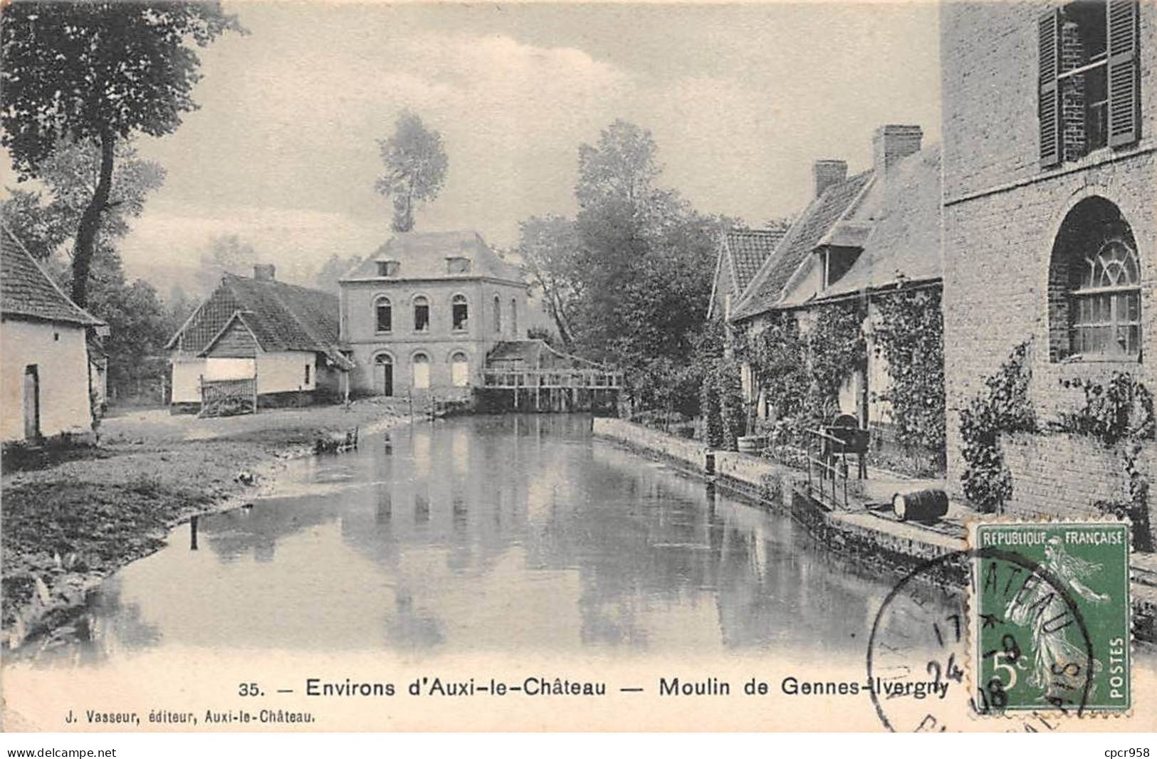 62 - AUXI LE CHATEAU - SAN53088 - Environs - Moulin De Gennes Ivergny - Auxi Le Chateau