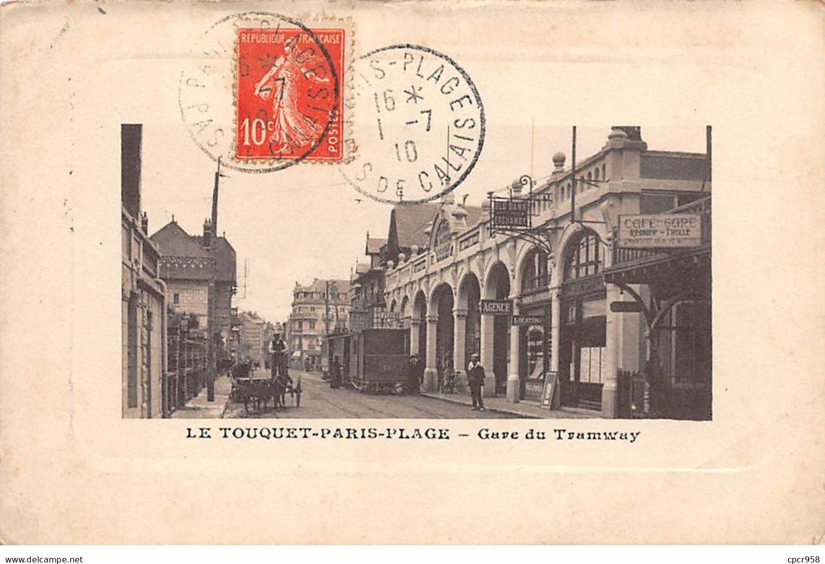 62 - LE TOUQUET PARIS PLAGE - SAN53085 - Gare Du Tramway - Le Touquet