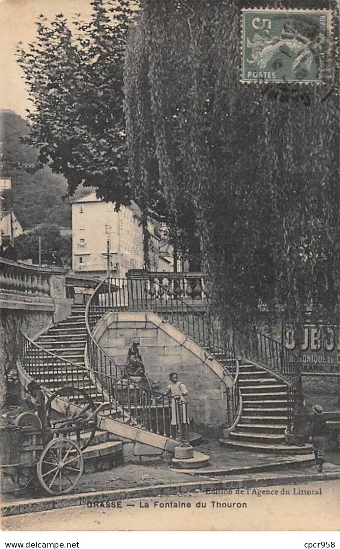 06 - GRASSE - SAN54919 - La Fontaine Du Thouron - En L'état - Grasse