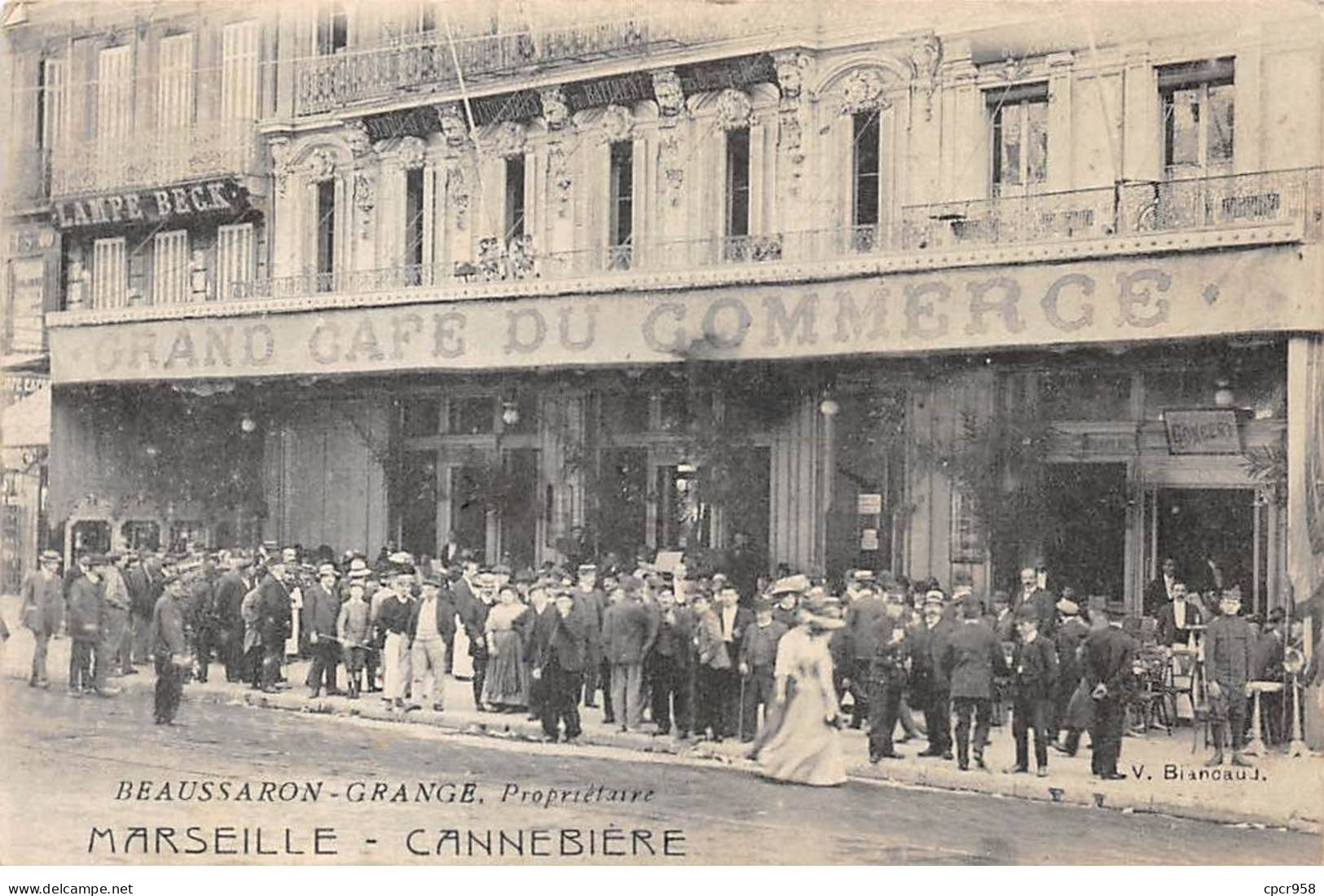 13 - MARSEILLE - SAN54935 - Cannebière - Beaussaron Grange Propriétaire - Canebière, Stadtzentrum