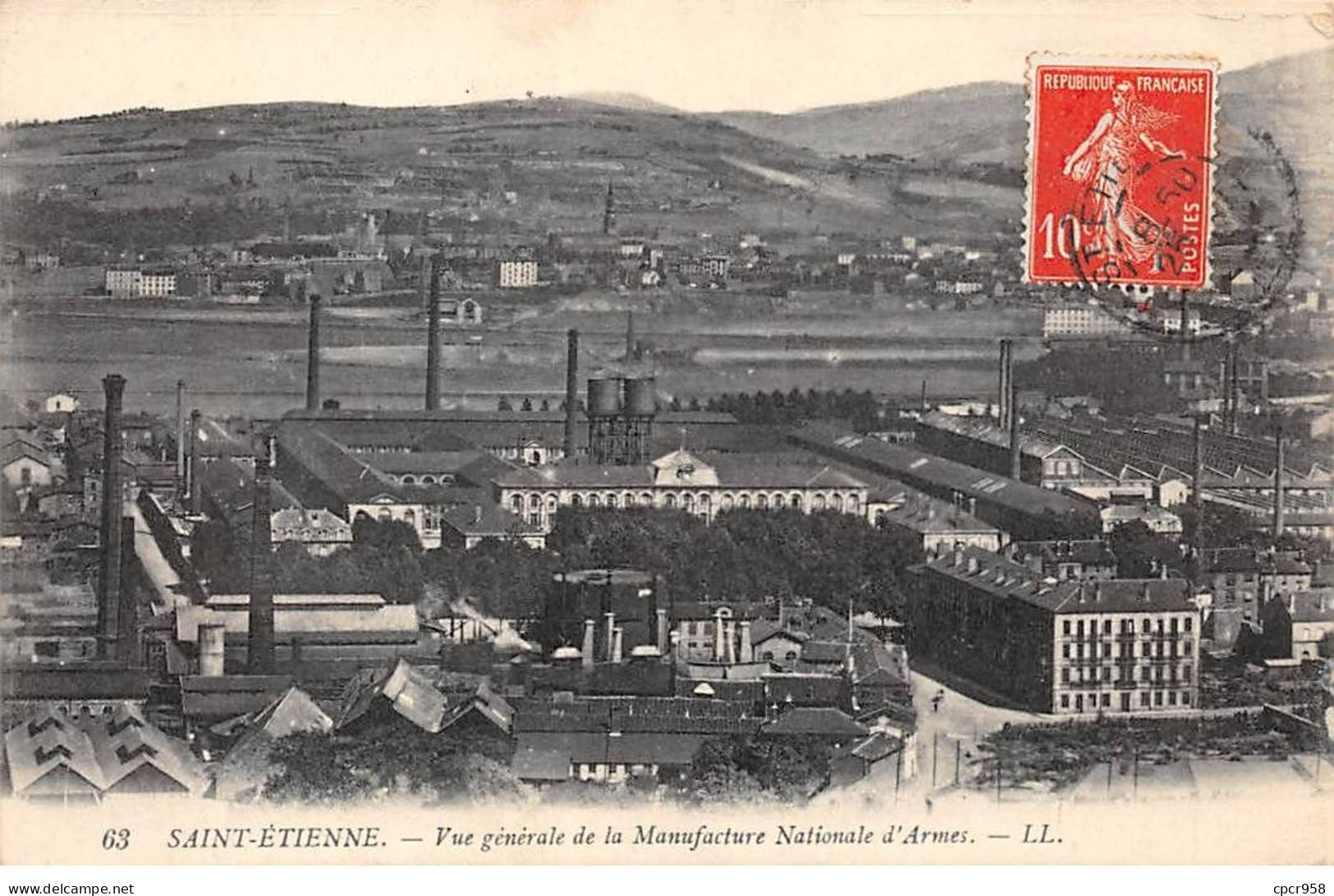 42 - SAINT ETIENNE- SAN50436 - Vue Générale De La Manufacture Nationale D'Armes - Saint Etienne