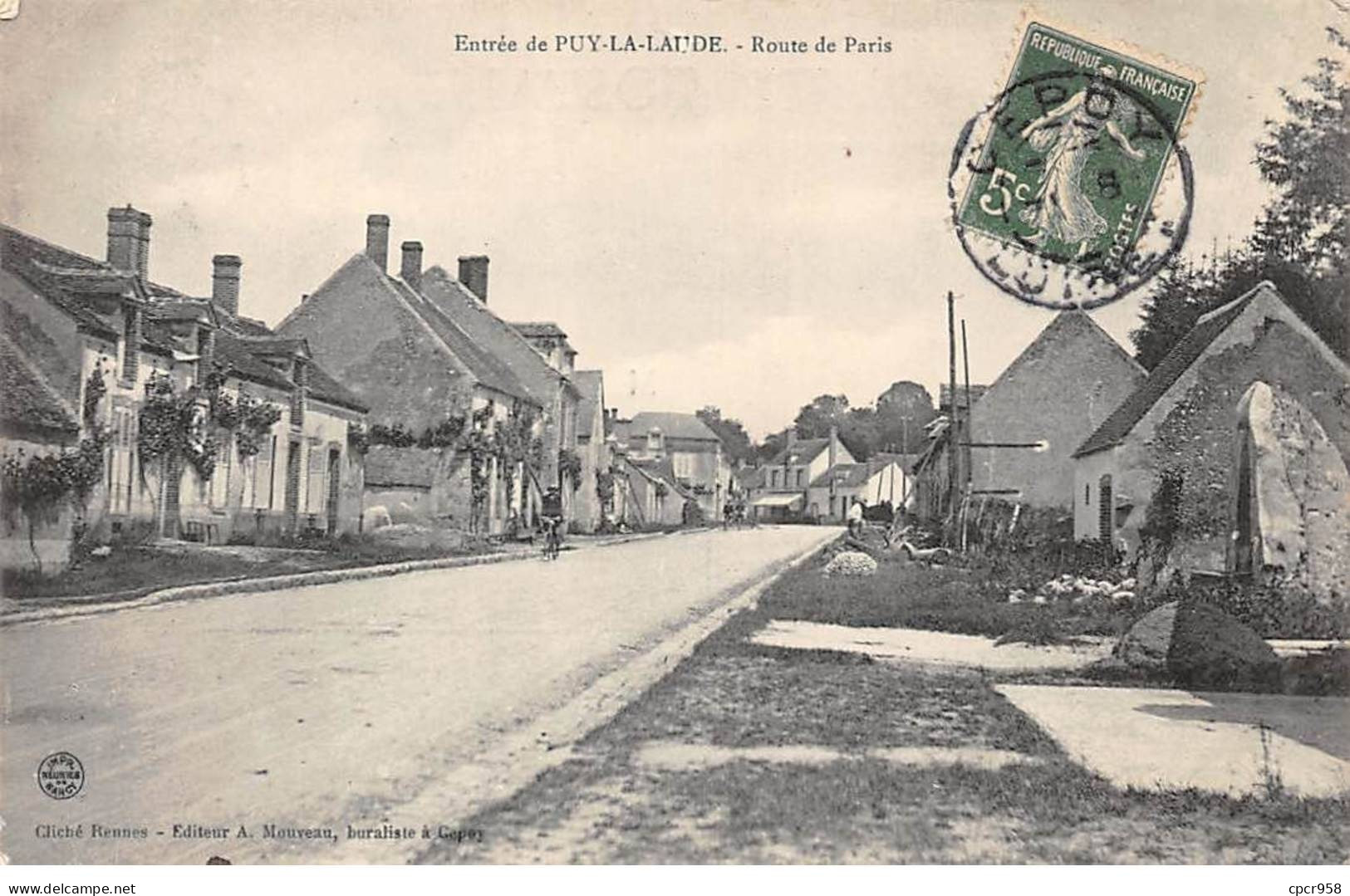 45 - PUY LA LAUDE - SAN50457 - Route De Paris - Autres & Non Classés