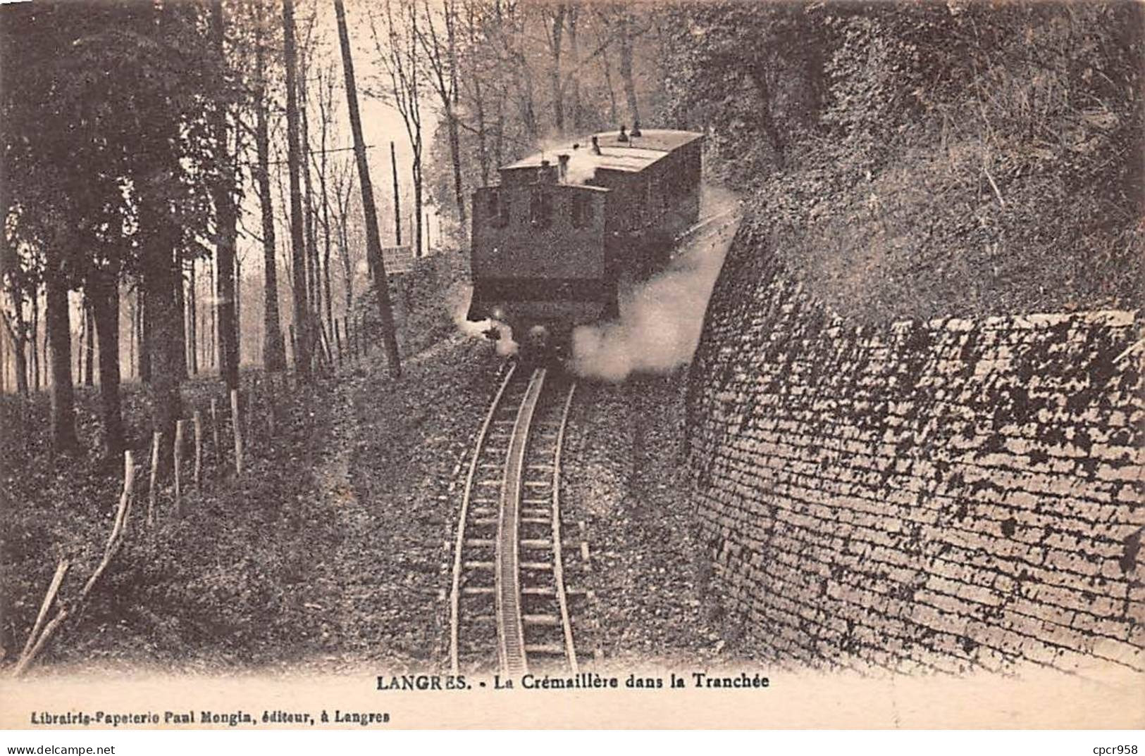 52 - LANGRES - SAN50512 - La Crémaillère Dans La Tranchée - Langres